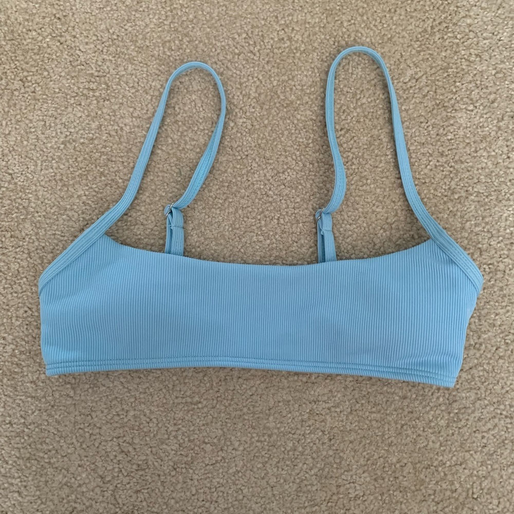 Blue Bikini Top